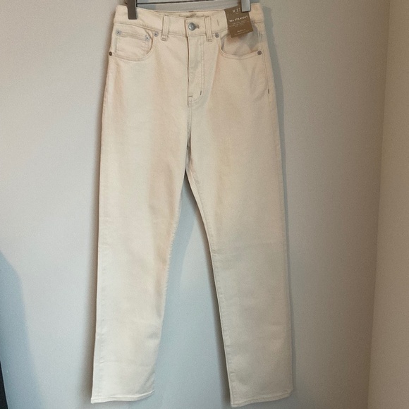 NWT Madewell Natural Canvas The '90s Straight Jean SZ 27 - Picture 4 of 6